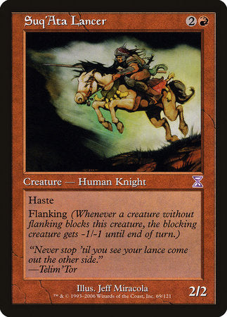 Suq'Ata Lancer [Time Spiral Timeshifted] | Eastridge Sports Cards & Games