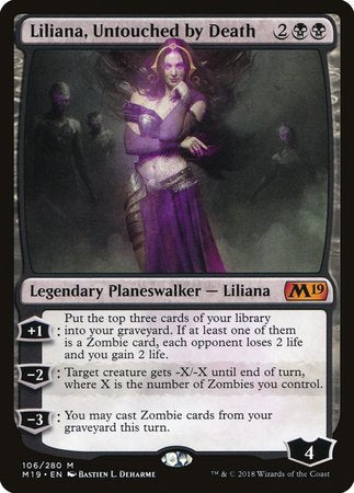 Liliana, Untouched by Death [Core Set 2019] | Eastridge Sports Cards & Games