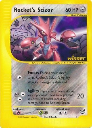 Rocket's Scizor (4) (Jumbo Card) [Best of Promos] | Eastridge Sports Cards & Games