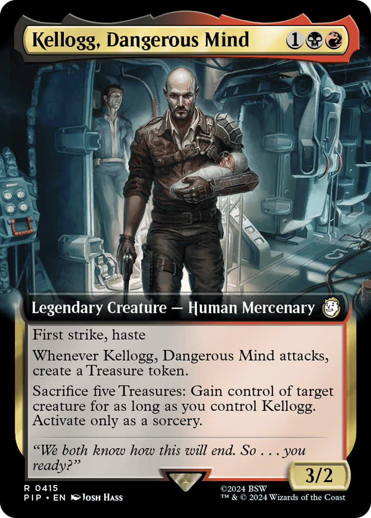 Kellogg, Dangerous Mind (Extended Art) [Fallout] | Eastridge Sports Cards & Games