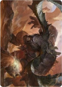 Moraug, Fury of Akoum Art Card [Zendikar Rising Art Series] | Eastridge Sports Cards & Games