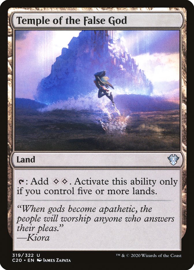 Temple of the False God [Commander 2020] | Eastridge Sports Cards & Games