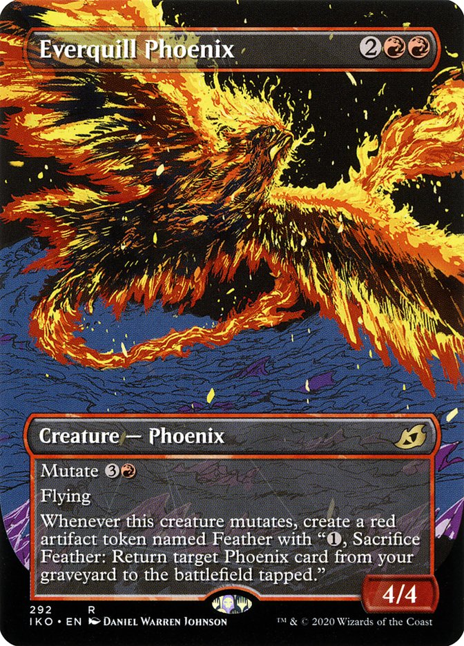 Everquill Phoenix (Showcase) [Ikoria: Lair of Behemoths] | Eastridge Sports Cards & Games