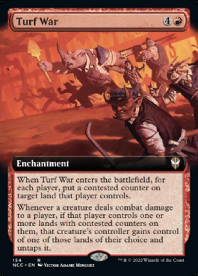 Turf War (Extended Art) [Streets of New Capenna Commander] | Eastridge Sports Cards & Games