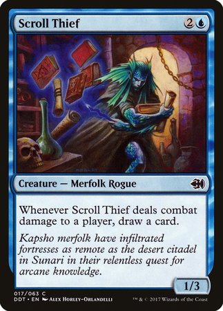 Scroll Thief [Duel Decks: Merfolk vs. Goblins] | Eastridge Sports Cards & Games