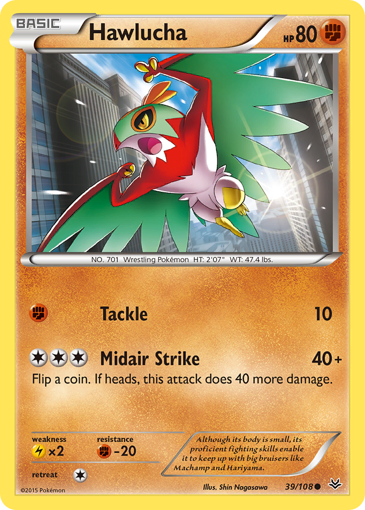 Hawlucha (39/108) [XY: Roaring Skies] | Eastridge Sports Cards & Games