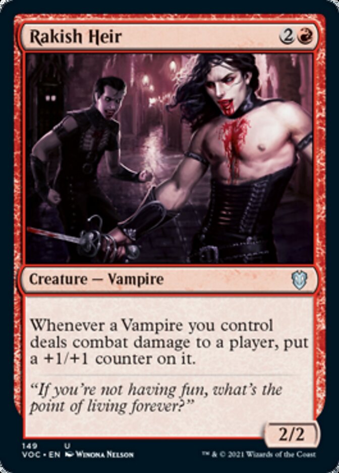 Rakish Heir [Innistrad: Crimson Vow Commander] | Eastridge Sports Cards & Games