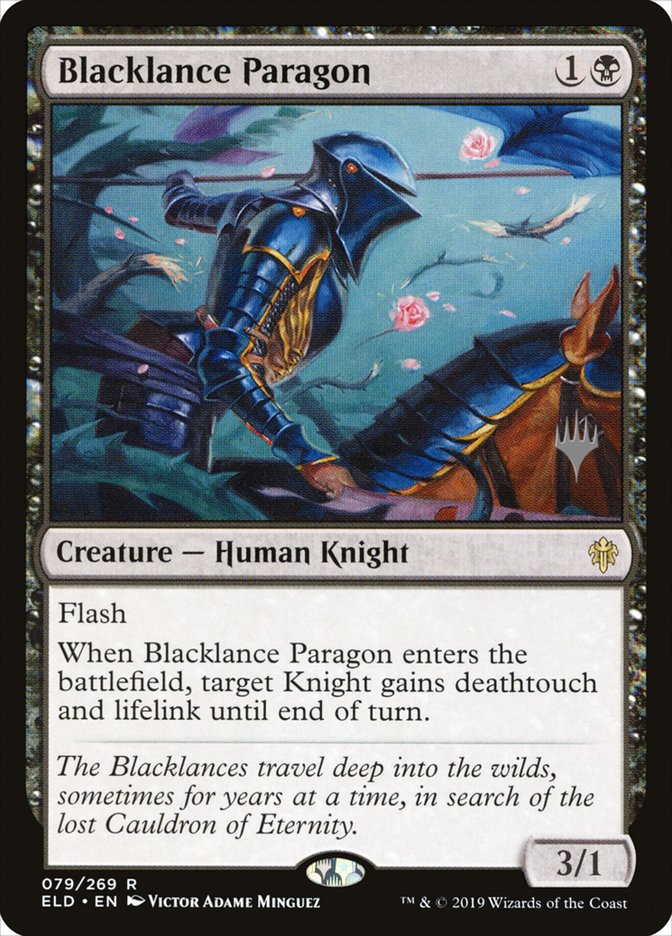 Blacklance Paragon (Promo Pack) [Throne of Eldraine Promos] | Eastridge Sports Cards & Games