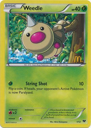Weedle (1/12) [McDonald's Promos: 2014 Collection] | Eastridge Sports Cards & Games
