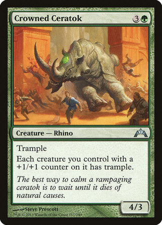 Crowned Ceratok [Gatecrash] | Eastridge Sports Cards & Games