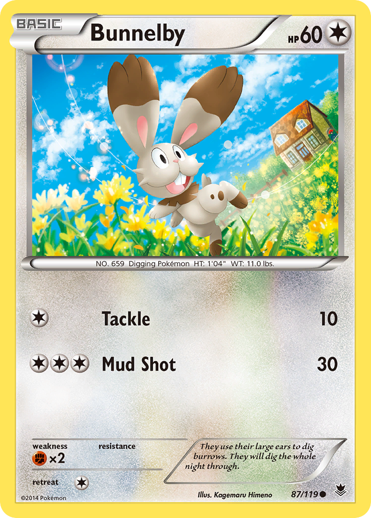 Bunnelby (87/119) [XY: Phantom Forces] | Eastridge Sports Cards & Games