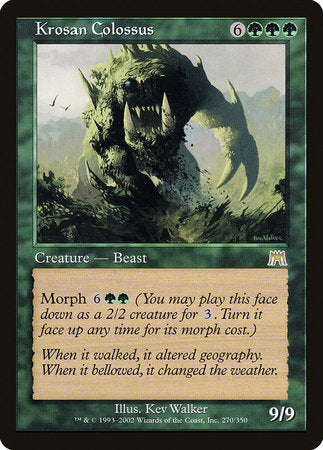 Krosan Colossus [Onslaught] | Eastridge Sports Cards & Games