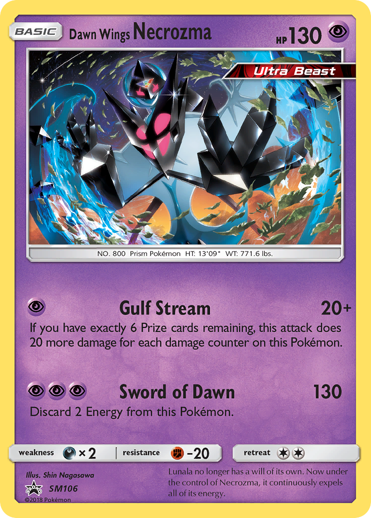 Dawn Wings Necrozma (SM106) [Sun & Moon: Black Star Promos] | Eastridge Sports Cards & Games