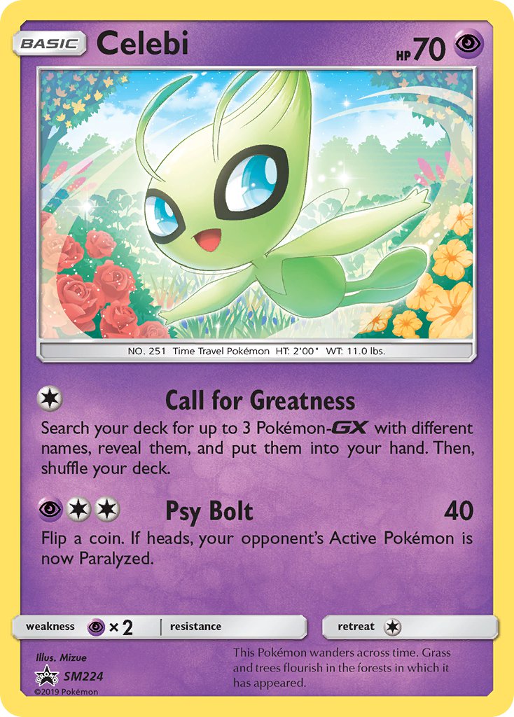 Celebi (SM224) [Sun & Moon: Black Star Promos] | Eastridge Sports Cards & Games