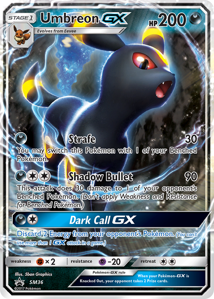 Umbreon GX (SM36) [Sun & Moon: Black Star Promos] | Eastridge Sports Cards & Games