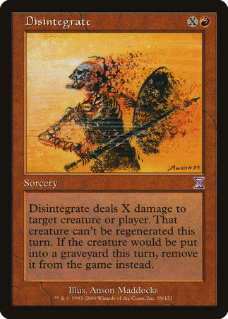 Disintegrate [Time Spiral Timeshifted] | Eastridge Sports Cards & Games