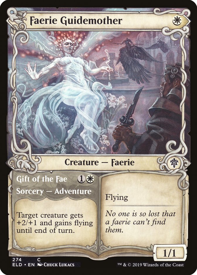 Faerie Guidemother // Gift of the Fae (Showcase) [Throne of Eldraine] | Eastridge Sports Cards & Games