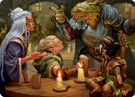 You Meet in a Tavern Art Card [Dungeons & Dragons: Adventures in the Forgotten Realms Art Series] | Eastridge Sports Cards & Games