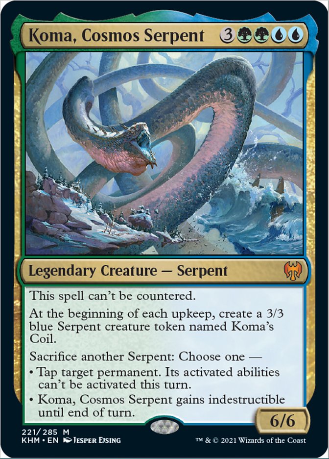 Koma, Cosmos Serpent [Kaldheim] | Eastridge Sports Cards & Games