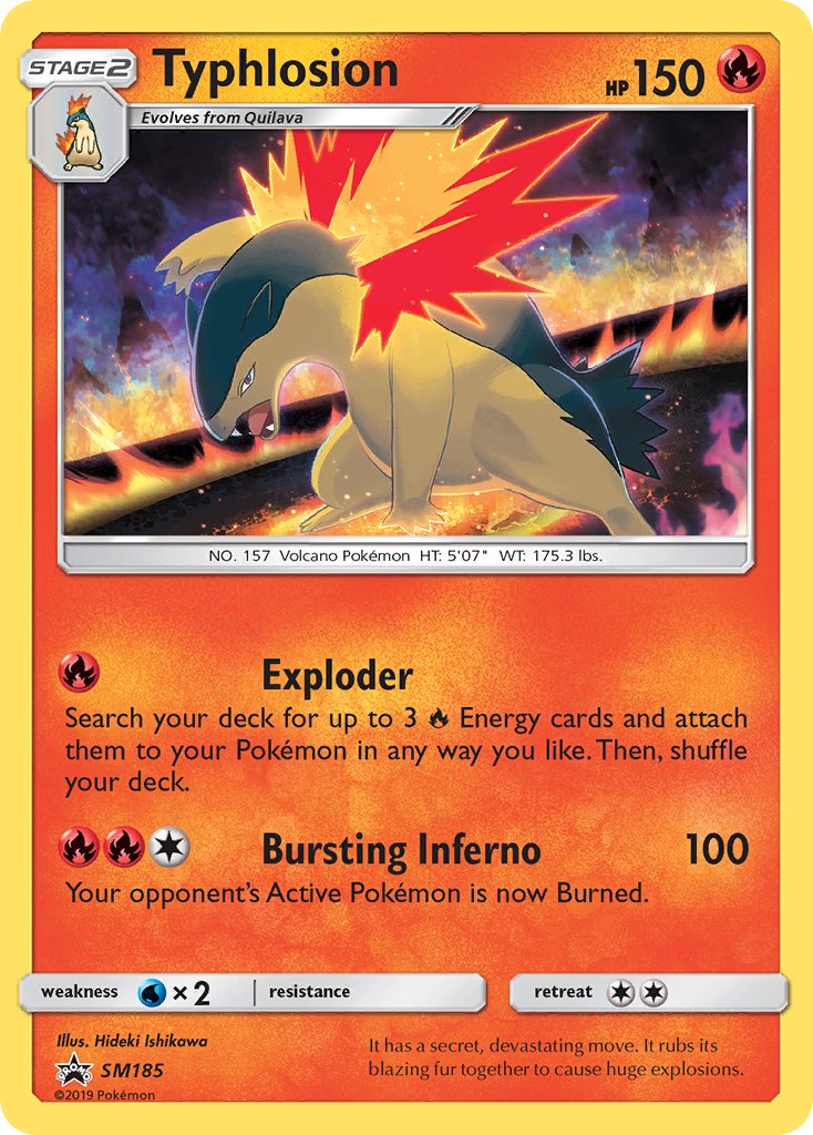 Typhlosion (SM185) [Sun & Moon: Black Star Promos] | Eastridge Sports Cards & Games