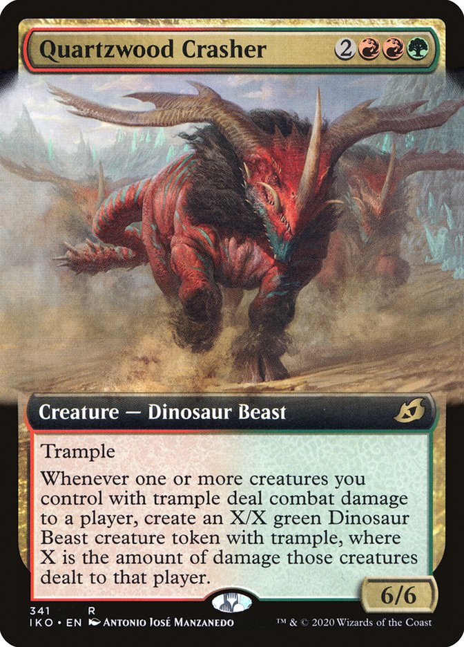 Quartzwood Crasher (Extended Art) [Ikoria: Lair of Behemoths] | Eastridge Sports Cards & Games