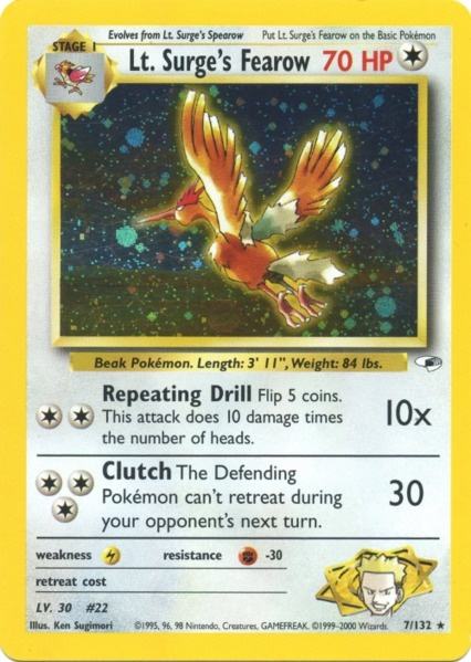 Lt. Surge's Fearow (7/132) [Gym Heroes Unlimited] | Eastridge Sports Cards & Games