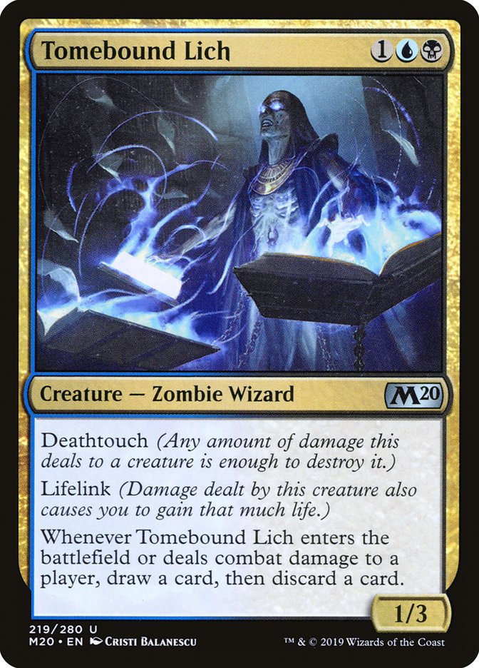 Tomebound Lich [Core Set 2020] | Eastridge Sports Cards & Games