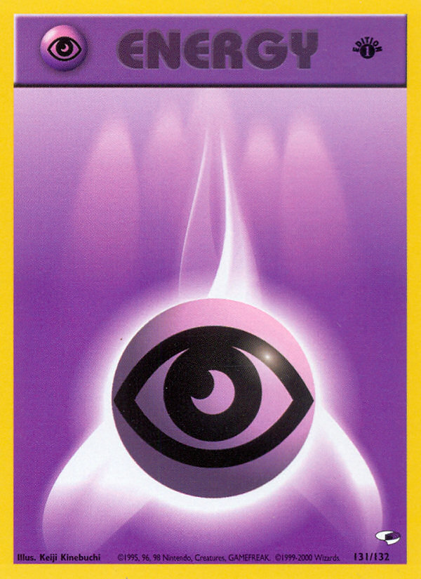 Psychic Energy (131/132) [Gym Heroes 1st Edition] | Eastridge Sports Cards & Games