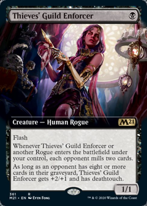 Thieves' Guild Enforcer (Extended Art) [Core Set 2021] | Eastridge Sports Cards & Games