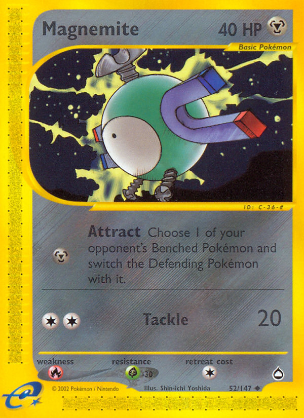 Magnemite (52/147) [Aquapolis] | Eastridge Sports Cards & Games