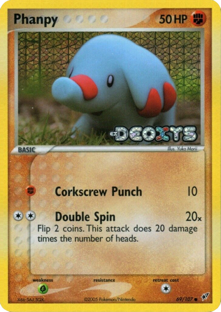 Phanpy (69/107) (Stamped) [EX: Deoxys] | Eastridge Sports Cards & Games