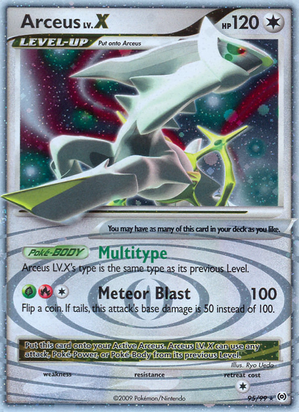 Arceus LV.X (95/99) [Platinum: Arceus] | Eastridge Sports Cards & Games