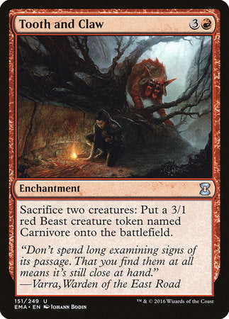 Tooth and Claw [Eternal Masters] | Eastridge Sports Cards & Games