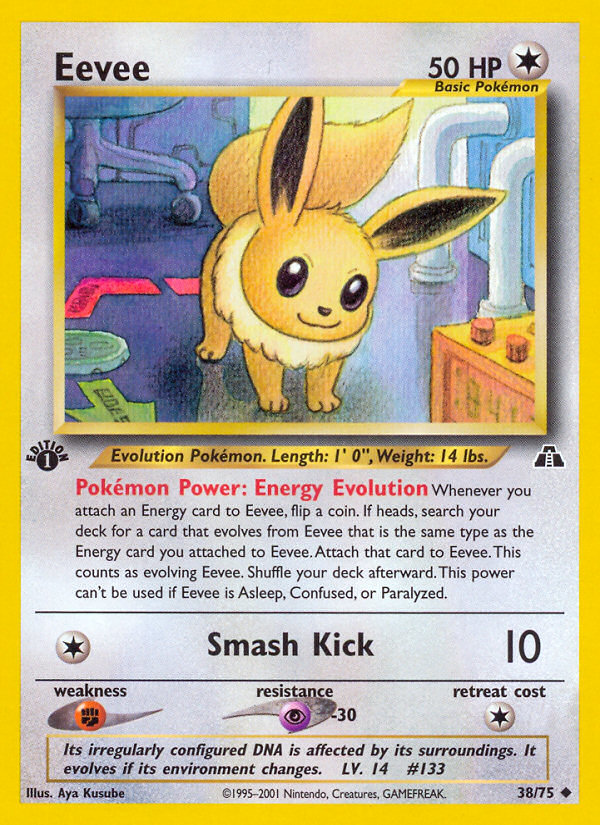 Eevee (38/75) [Neo Discovery 1st Edition] | Eastridge Sports Cards & Games