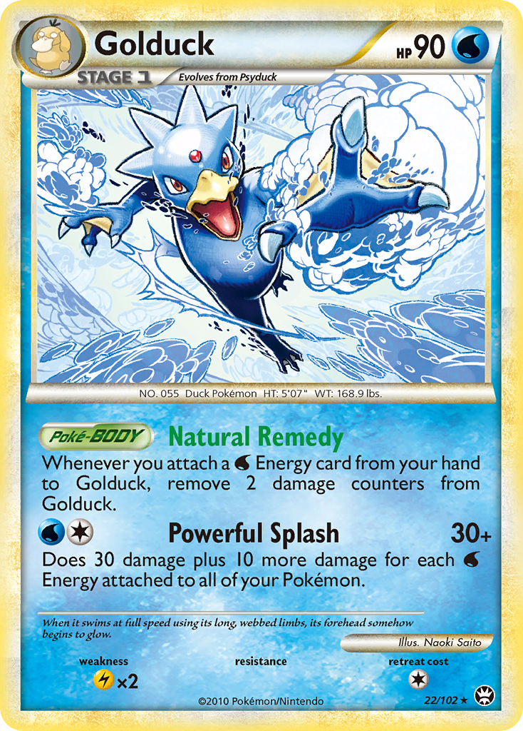 Golduck (22/102) [HeartGold & SoulSilver: Triumphant] | Eastridge Sports Cards & Games