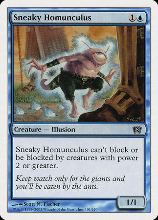 Sneaky Homunculus [Eighth Edition] | Eastridge Sports Cards & Games