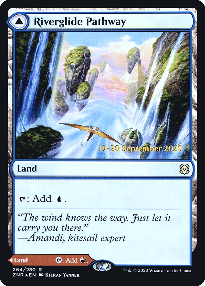Riverglide Pathway // Lavaglide Pathway  [Zendikar Rising Prerelease Promos] | Eastridge Sports Cards & Games