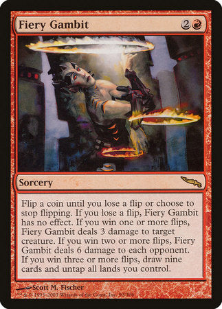 Fiery Gambit [Mirrodin] | Eastridge Sports Cards & Games