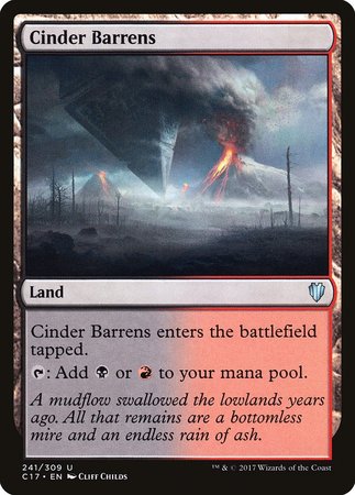 Cinder Barrens [Commander 2017] | Eastridge Sports Cards & Games
