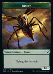 Spider // Insect Double-sided Token [Commander Legends: Battle for Baldur's Gate Tokens] | Eastridge Sports Cards & Games