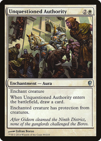 Unquestioned Authority [Conspiracy] | Eastridge Sports Cards & Games