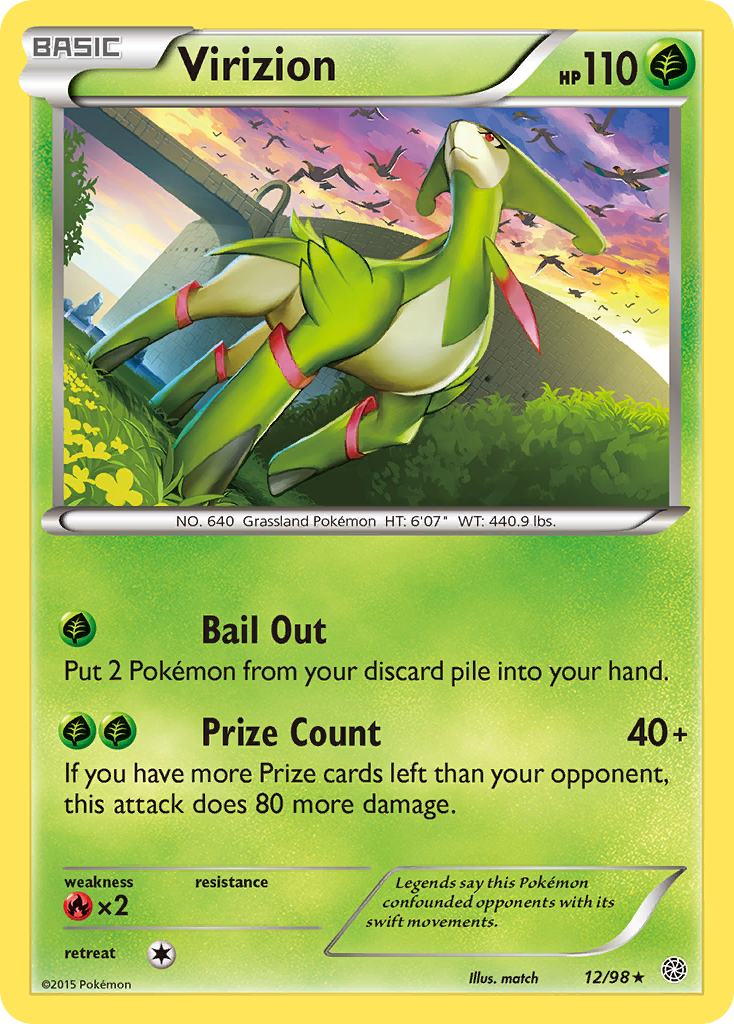 Virizion (12/98) [XY: Ancient Origins] | Eastridge Sports Cards & Games