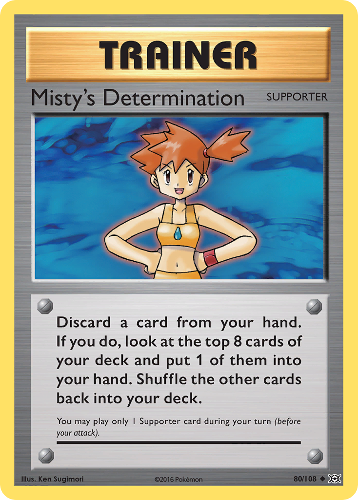 Misty's Determination (80/108) [XY: Evolutions] | Eastridge Sports Cards & Games