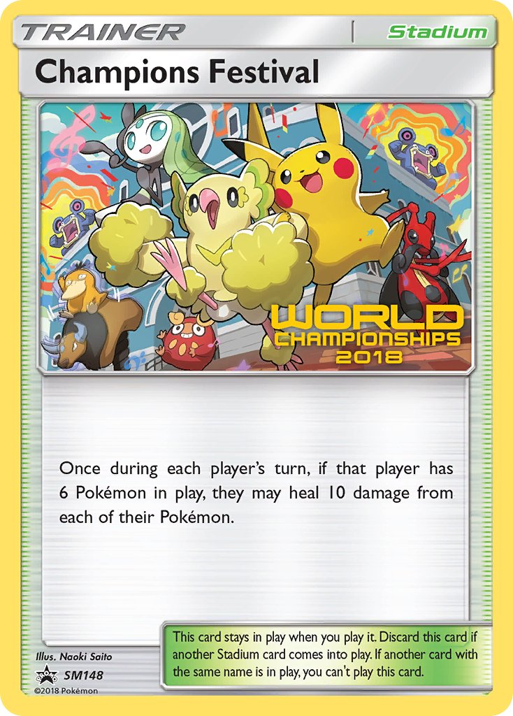 Champions Festival (SM148) (2018 Top Semi Finalist) [Sun & Moon: Black Star Promos] | Eastridge Sports Cards & Games