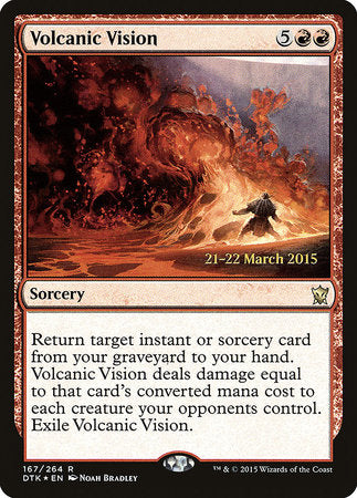 Volcanic Vision [Dragons of Tarkir Promos] | Eastridge Sports Cards & Games