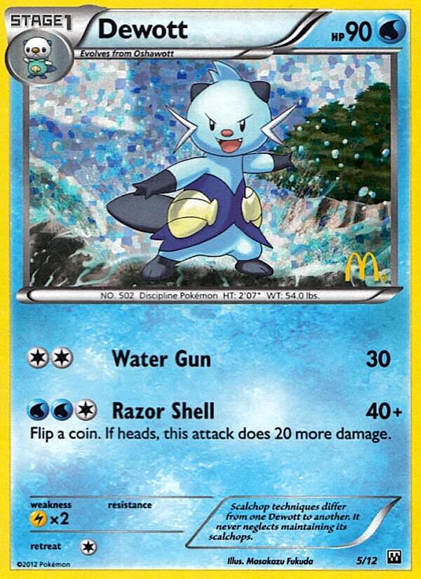 Dewott (5/12) [McDonald's Promos: 2012 Collection] | Eastridge Sports Cards & Games