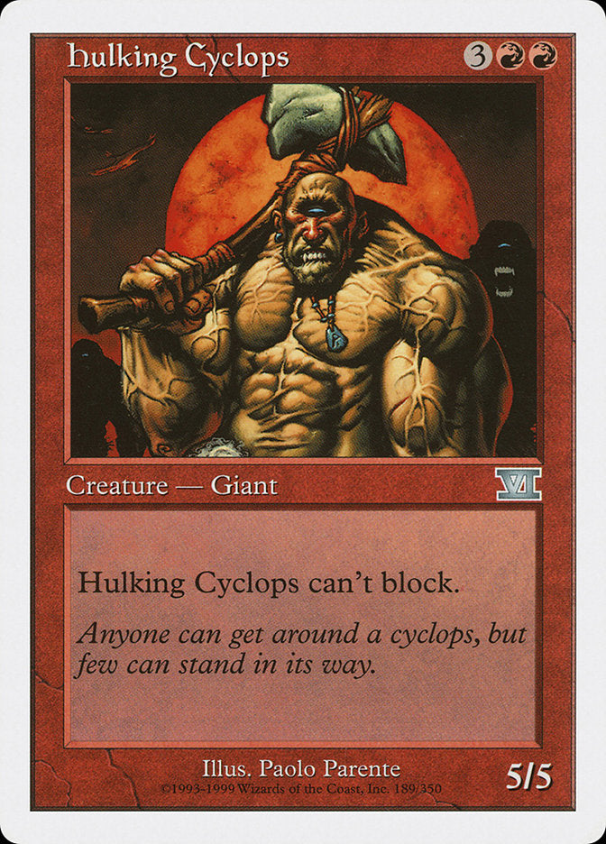Hulking Cyclops [Classic Sixth Edition] | Eastridge Sports Cards & Games
