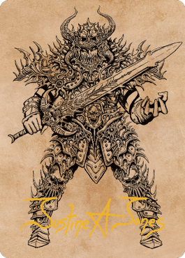 Sarevok, Deathbringer Art Card (Gold-Stamped Signature) [Commander Legends: Battle for Baldur's Gate Art Series] | Eastridge Sports Cards & Games