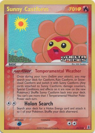 Sunny Castform (31/113) (Stamped) [EX: Delta Species] | Eastridge Sports Cards & Games