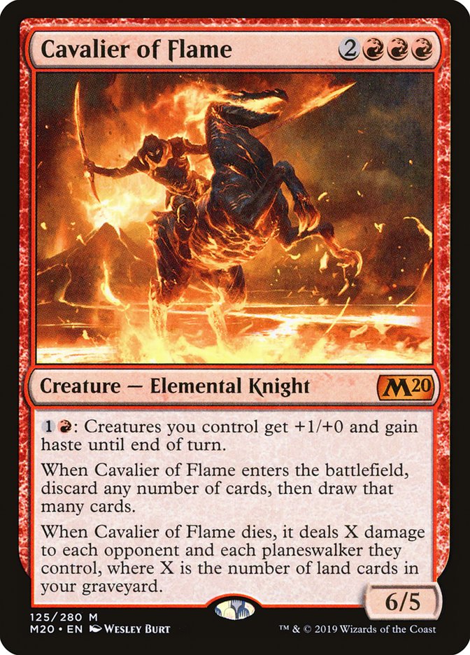 Cavalier of Flame [Core Set 2020] | Eastridge Sports Cards & Games